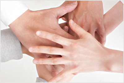 様々な関係機関と連携を図り、支援に繋げていきます。